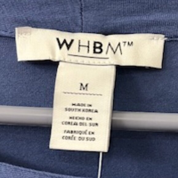 NWT WHBM Tie Neck Top Sz. Med White House Black Market - Picture 4 of 6